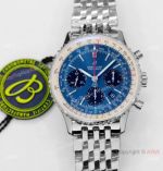 GF V2 Replica Breitling Navitimer Chronograph 43 Blue Watch  - Best 1:1 Watches
